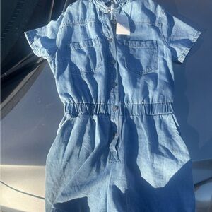 Bohme Blue Denim Jumpsuit